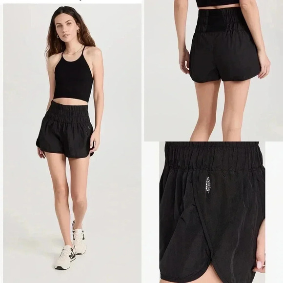 Free people FP Movement The Way Home High Rise Pull-On Shorts Size XS - Picture 1 of 6